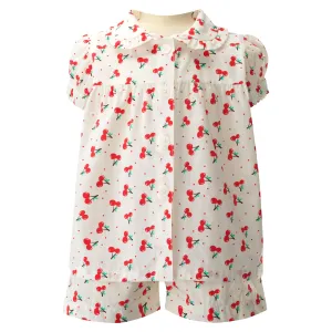 Cherry Babydoll Short Pyjamas
