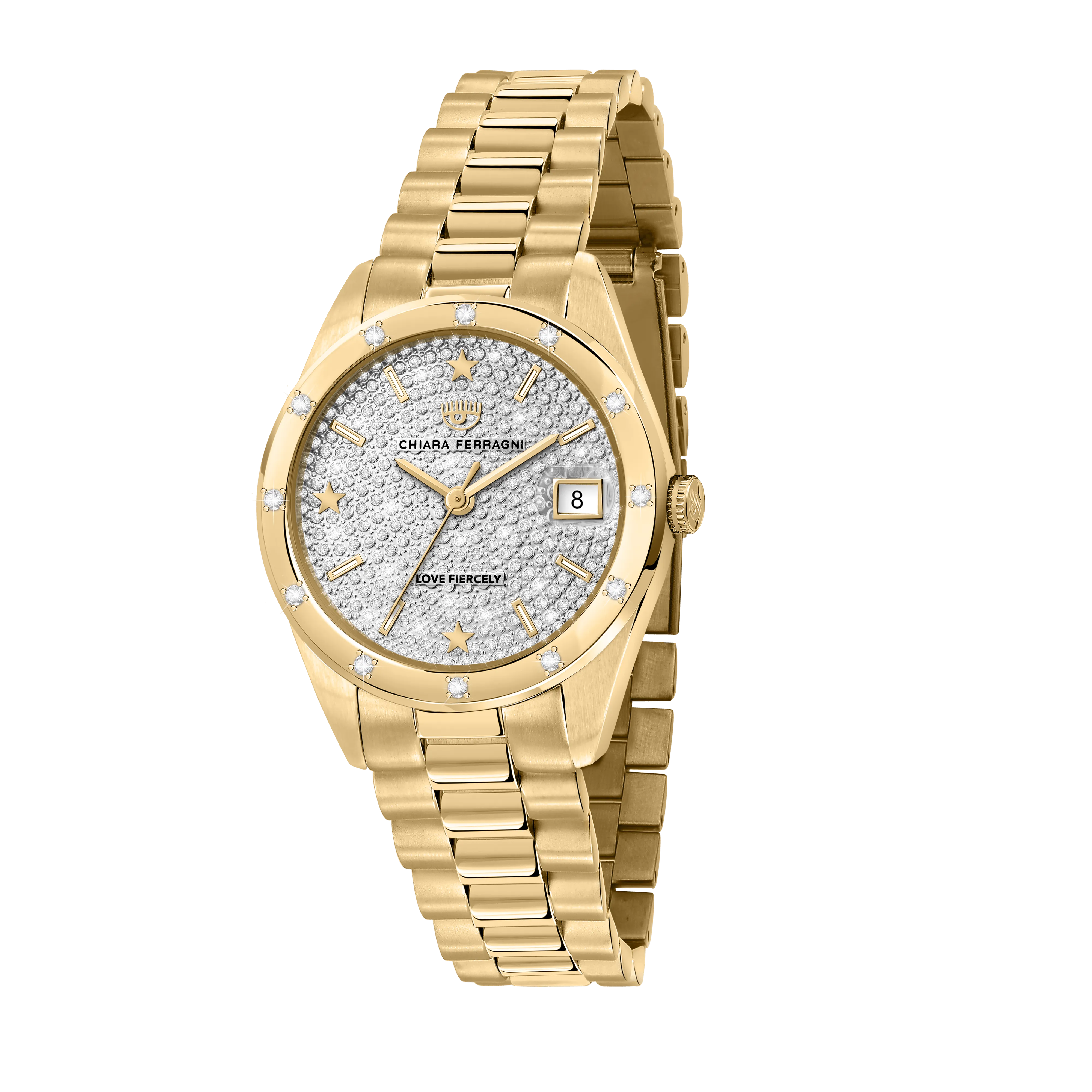Chiara Ferragni Everyday Gold Glitter 32mm Watch