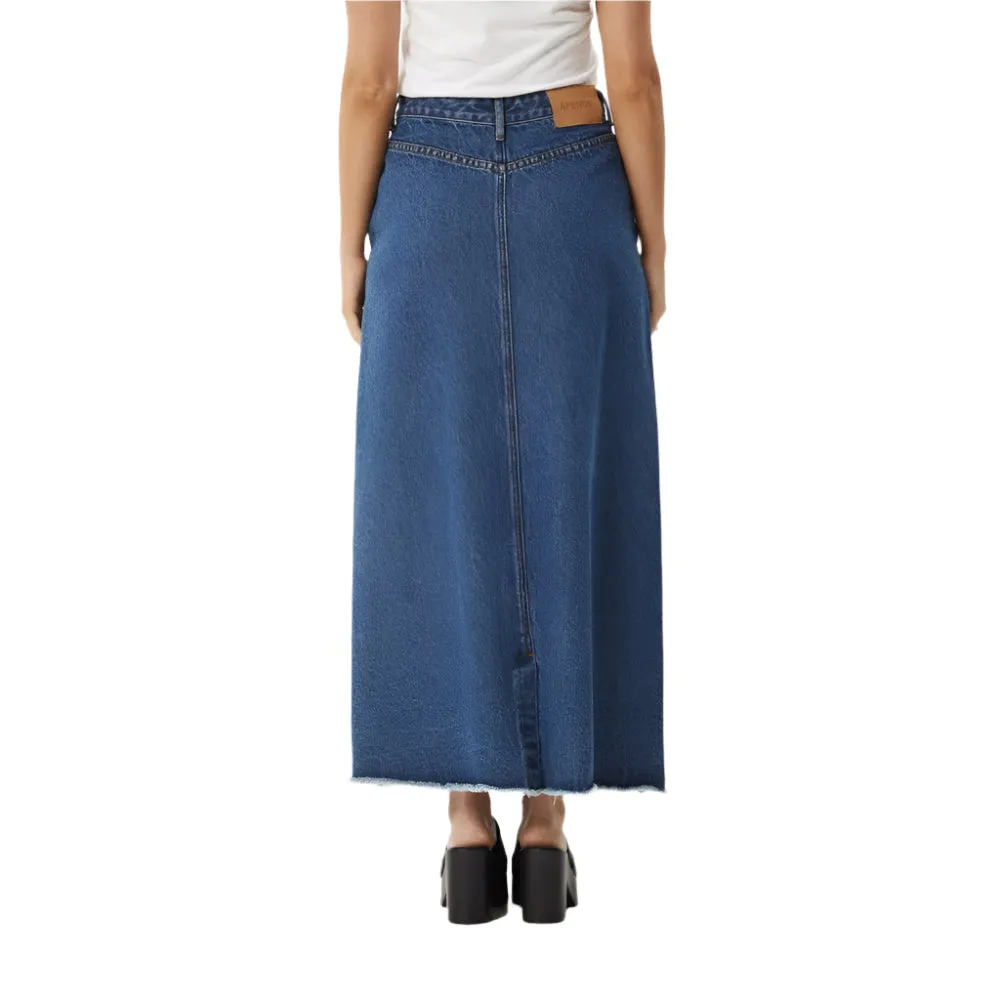 Chichi Denim Midi Skirt - Womens