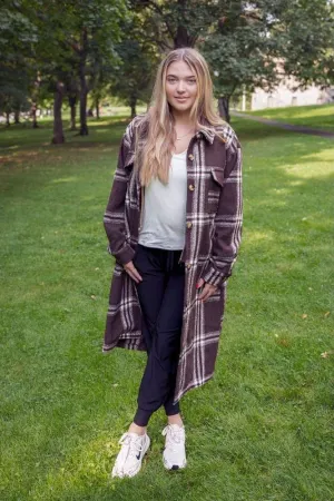 Chocolate Plaid Jacket