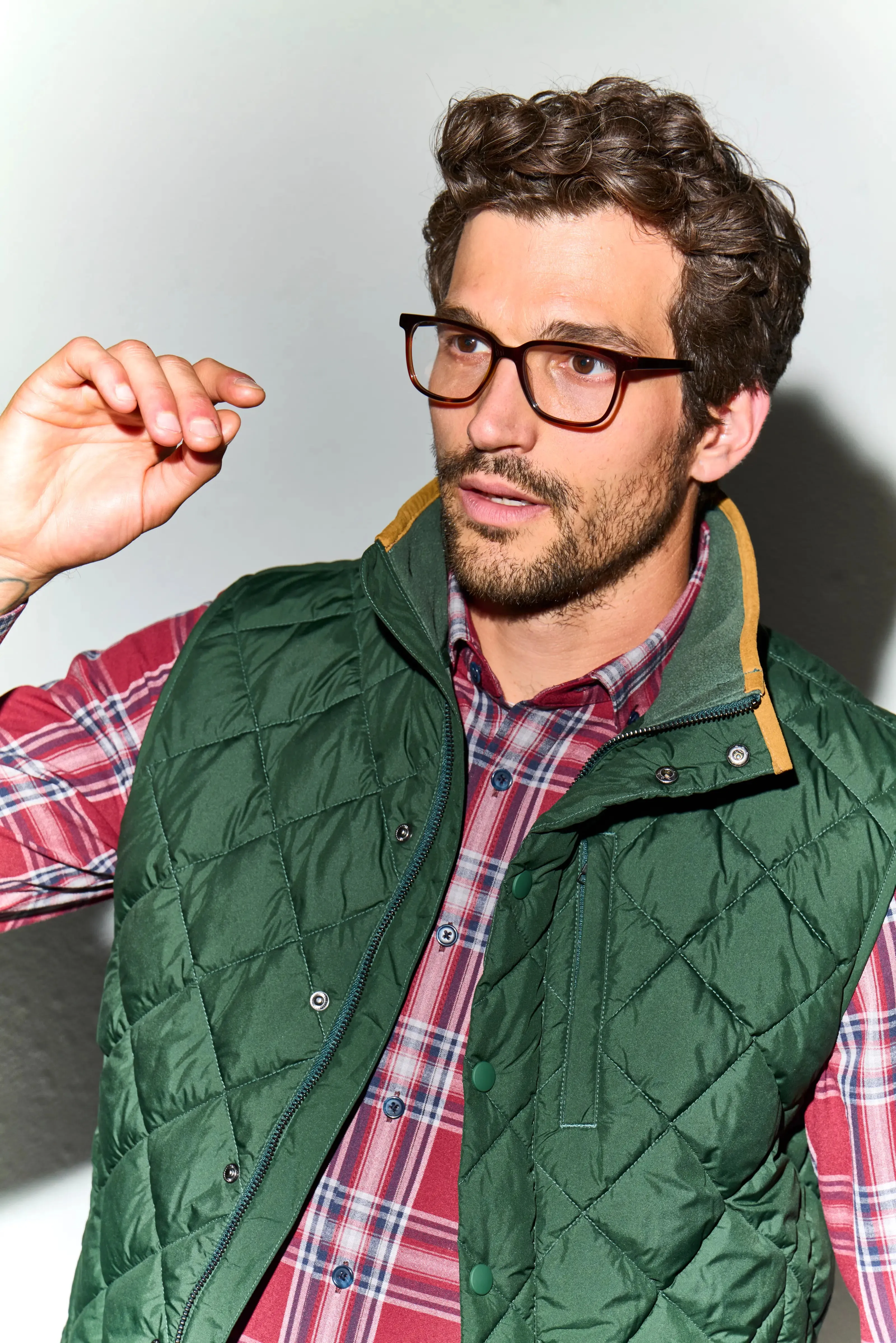 City Flannel Twill - Garnet Thomas Plaid