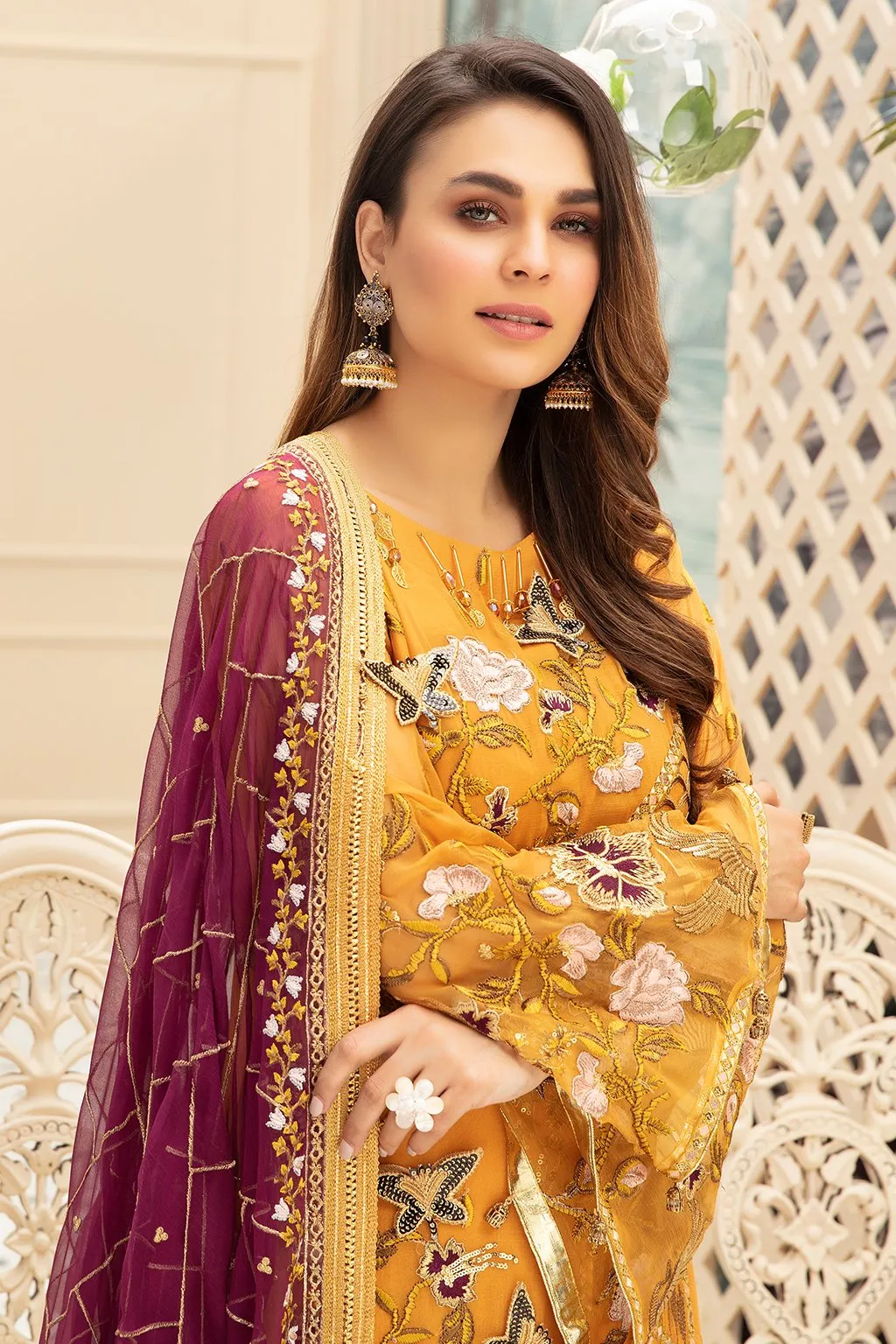 Classic Mustard Yellow Dress For Any Festive Wear # C2086