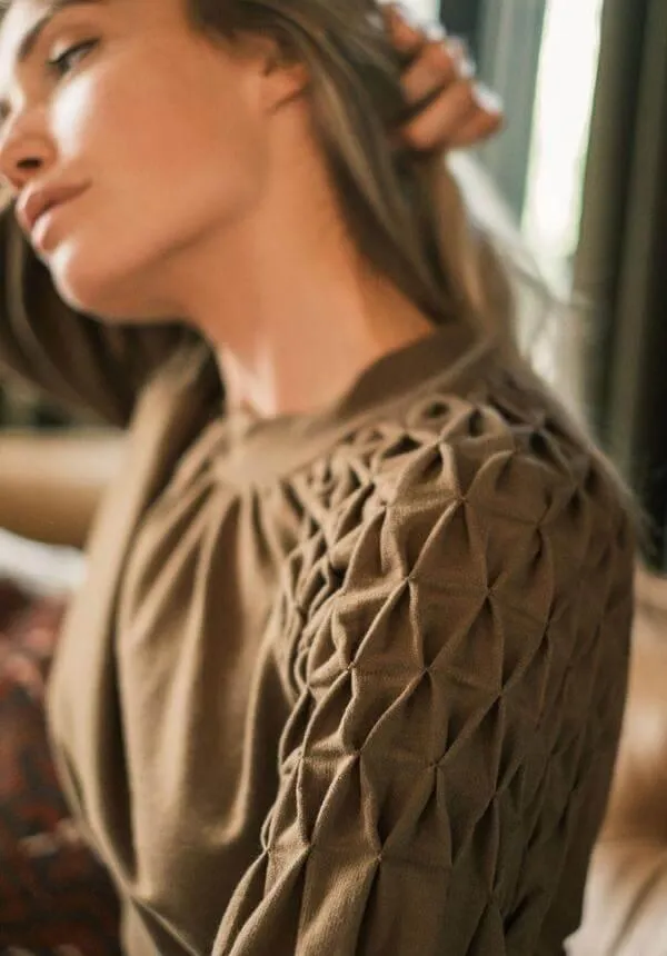 Cleobella Kelly Pullover in Amber