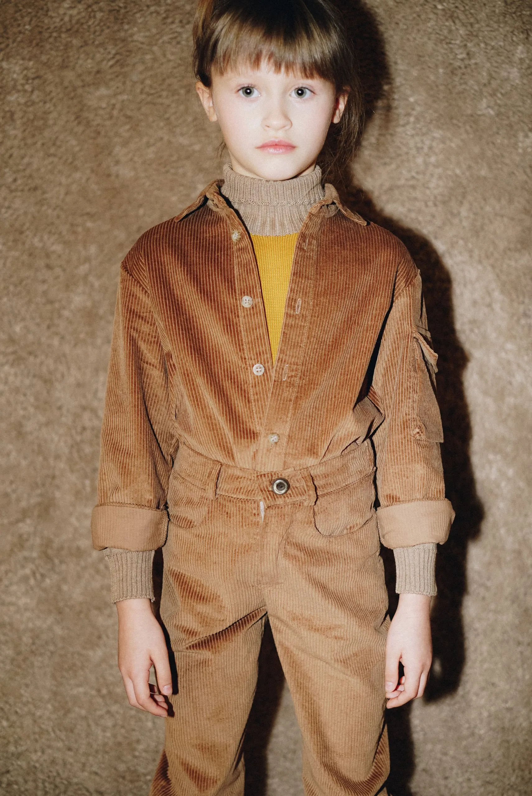 Corduroy Shirt Mont Blanc Brown