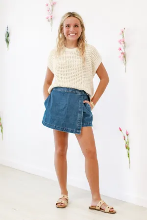 Denim Daydream Skort