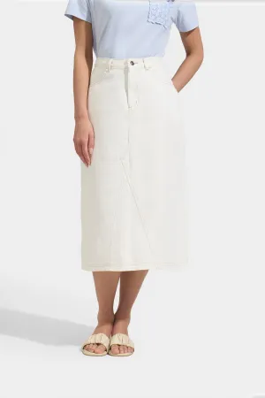 Denim Midi Skirt