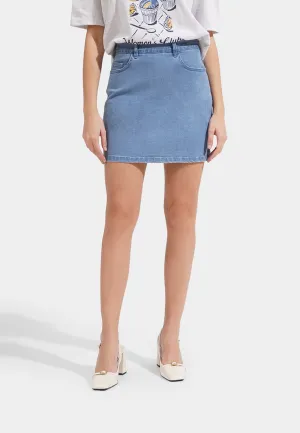 Denim Mini Skirt