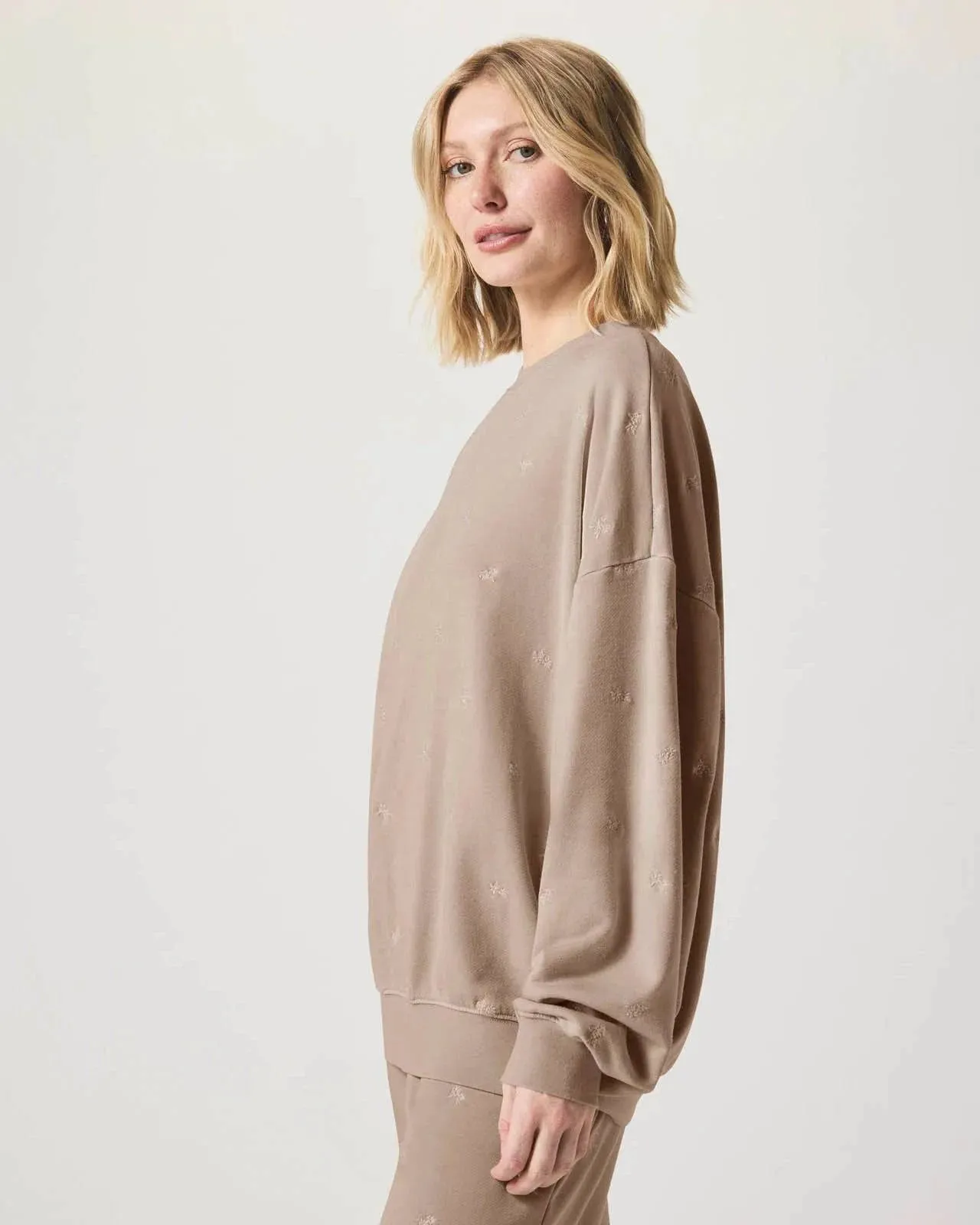 Elise Embroidered Pullover by Splendid | Fawn Floral