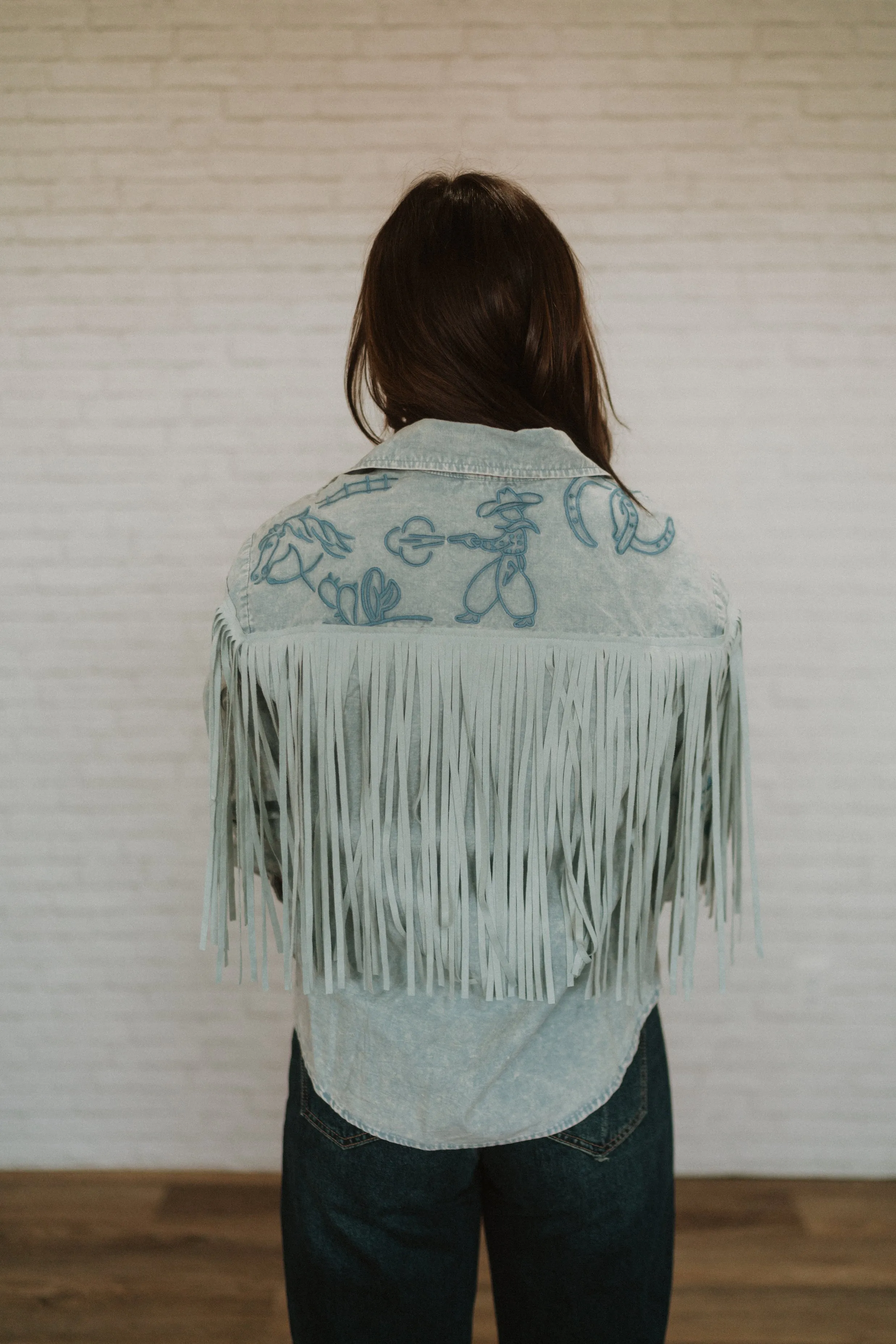 Embroidered Cowboy Blouse