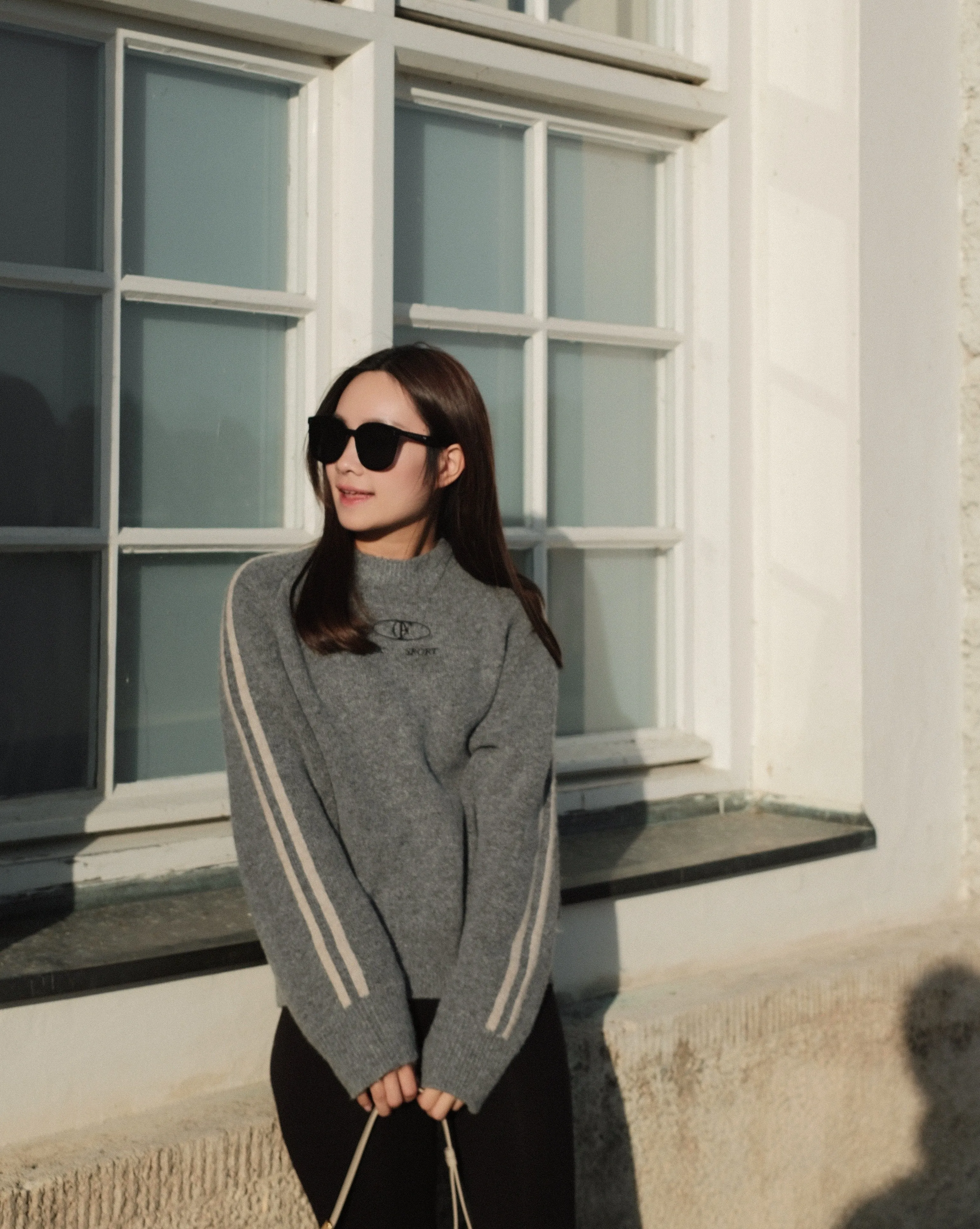 Embroidered Oak Sweater