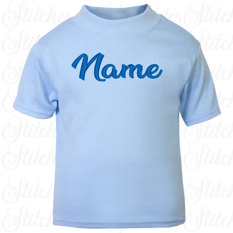 Embroidered T-shirt - Name