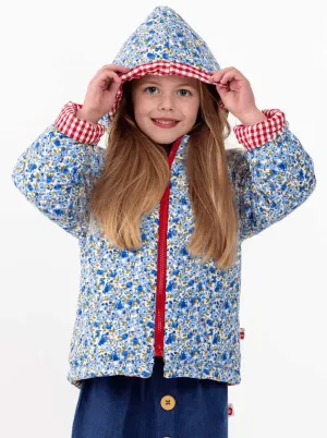 English Flowers Quilted Reversible Jacket