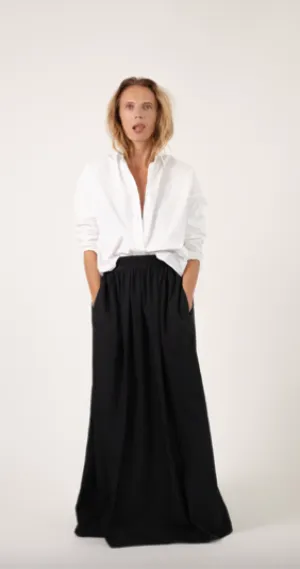 Estelle Cotton Skirt Black