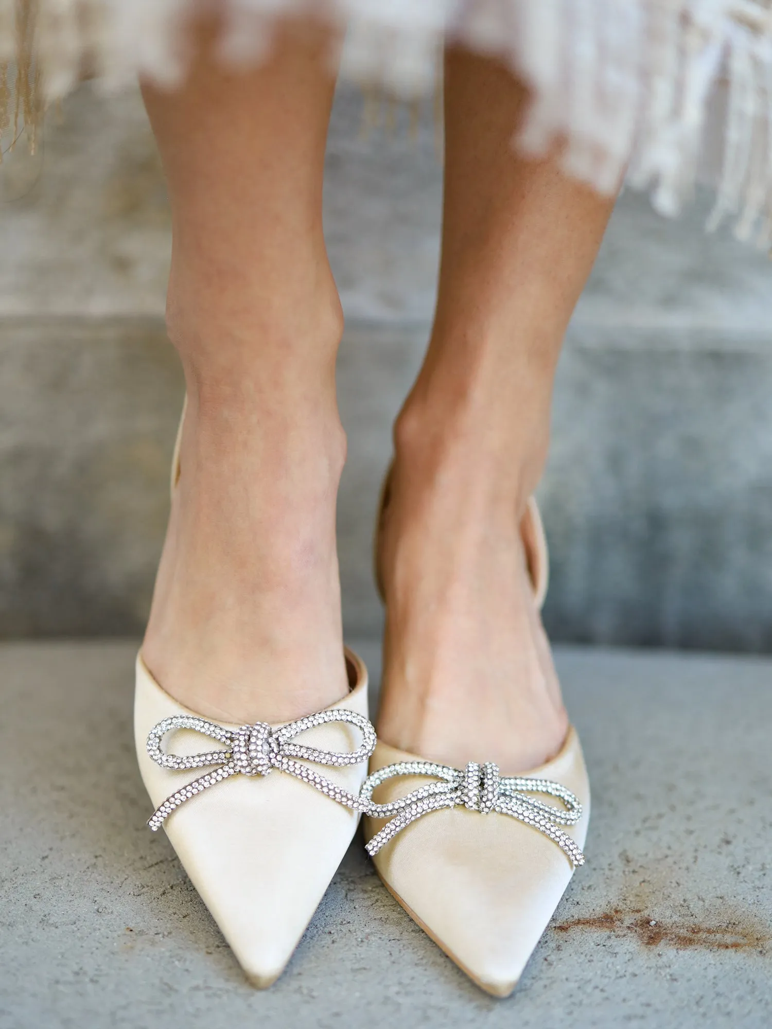 Evangeline Heels - Nude