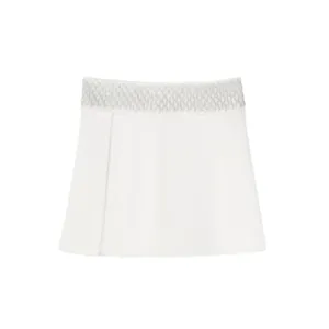 Farah Embroidered Skirt - Cream