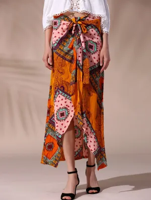 Fashion Women's Printed Bohemian Skirt
