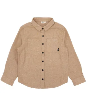 Feather 4 Arrow Boys Journey Flannel - Rust