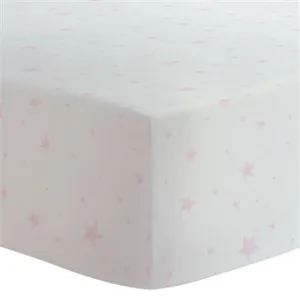 Flannel Crib Sheet - Stars
