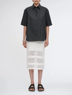 Float Skirt in Milk White