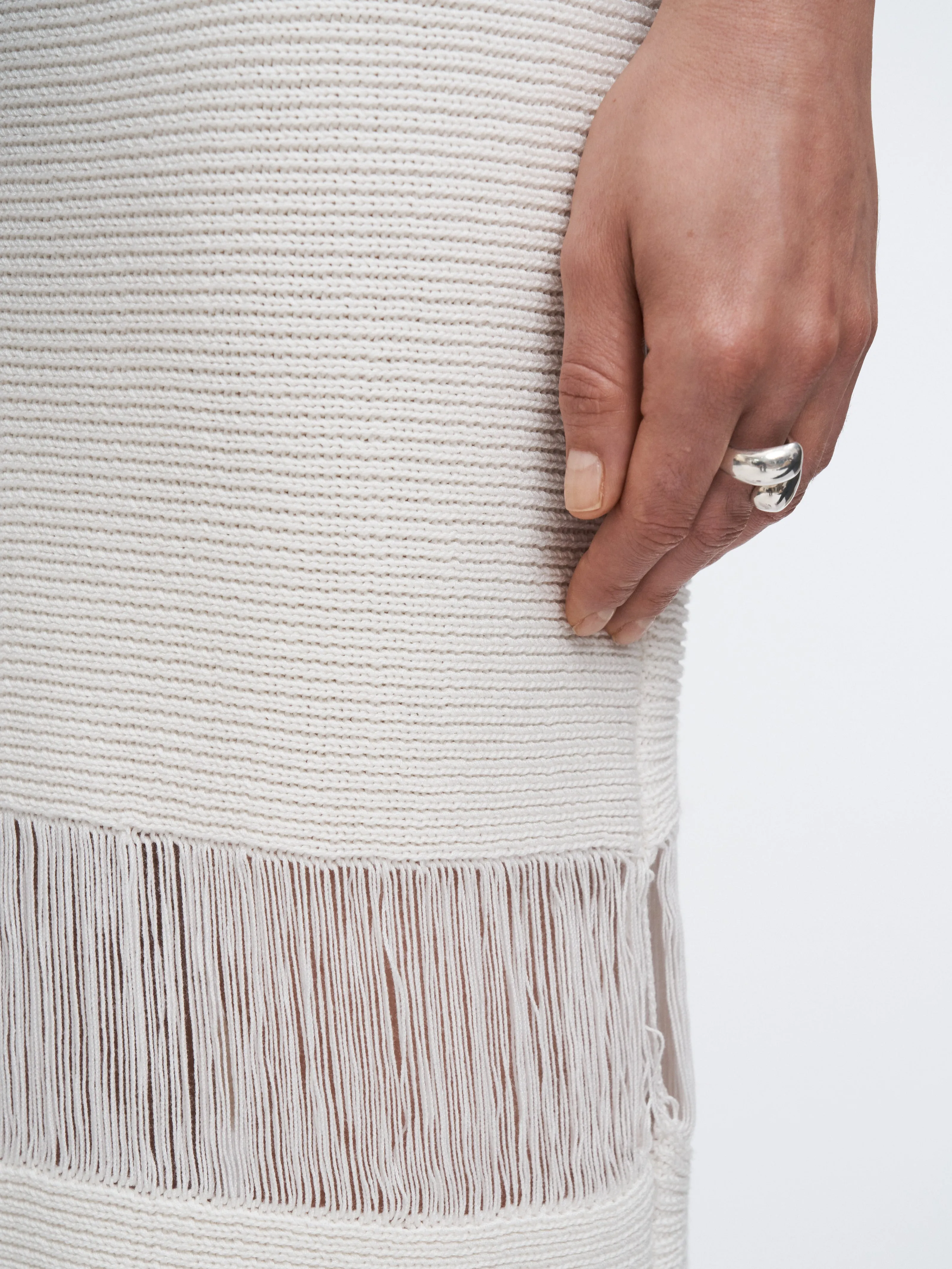 Float Skirt in Milk White