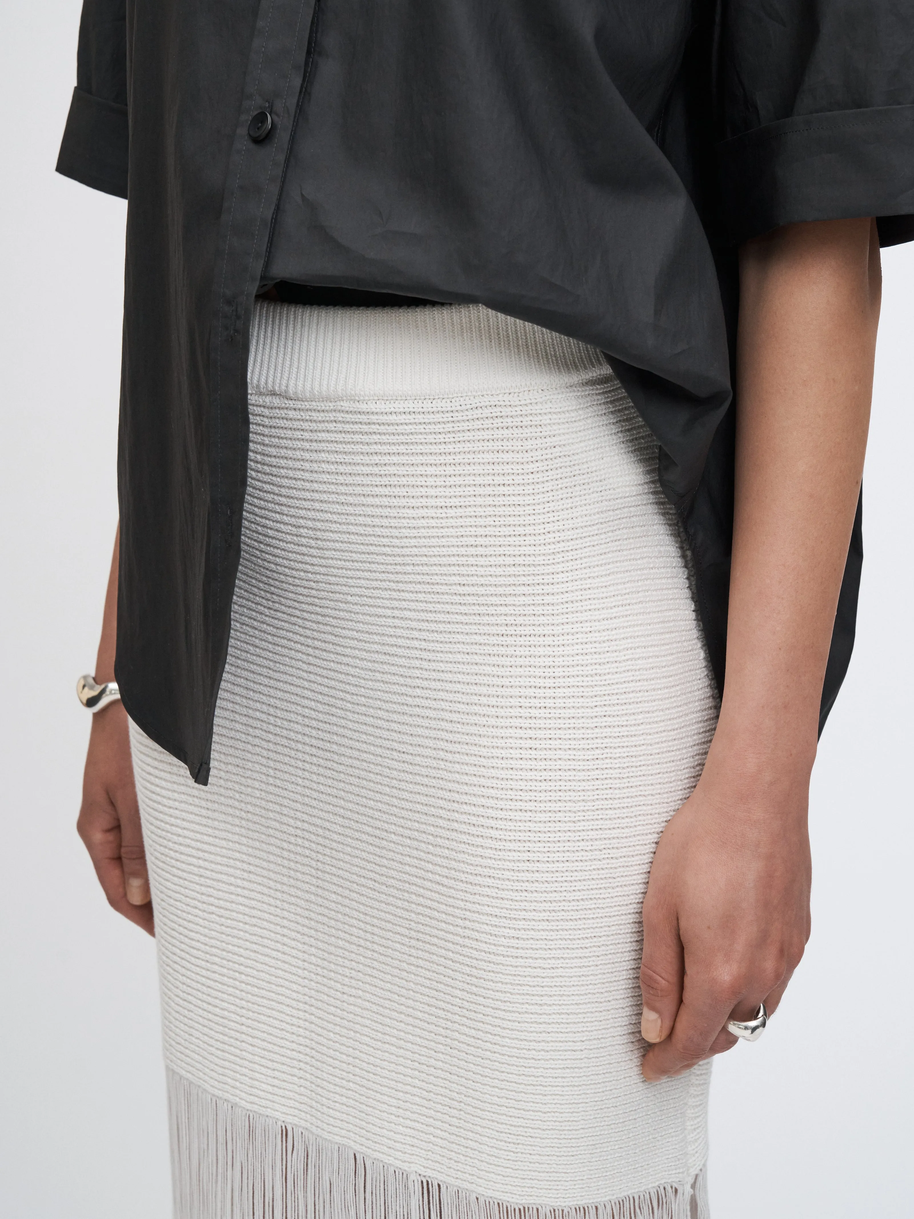 Float Skirt in Milk White