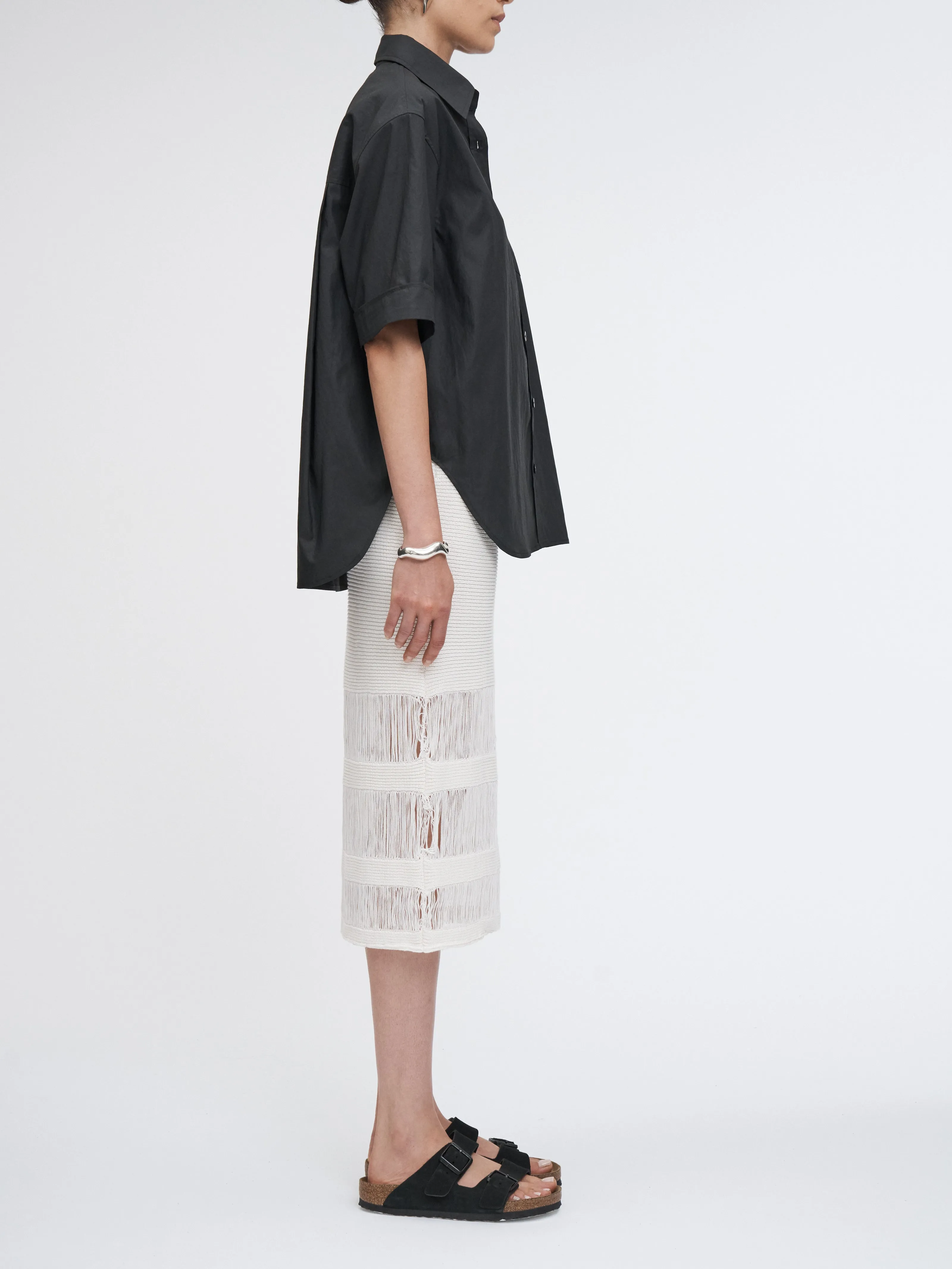Float Skirt in Milk White