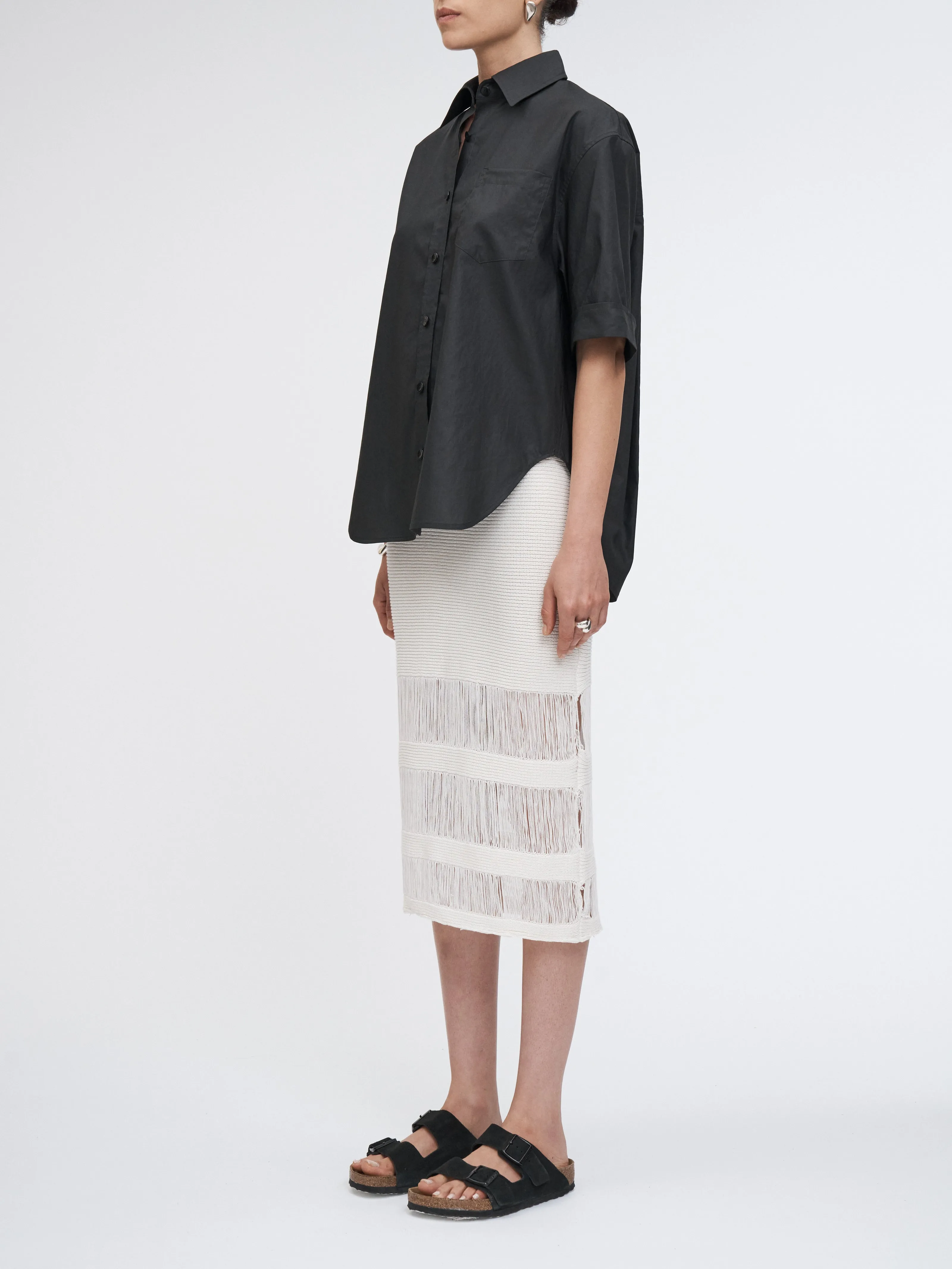 Float Skirt in Milk White