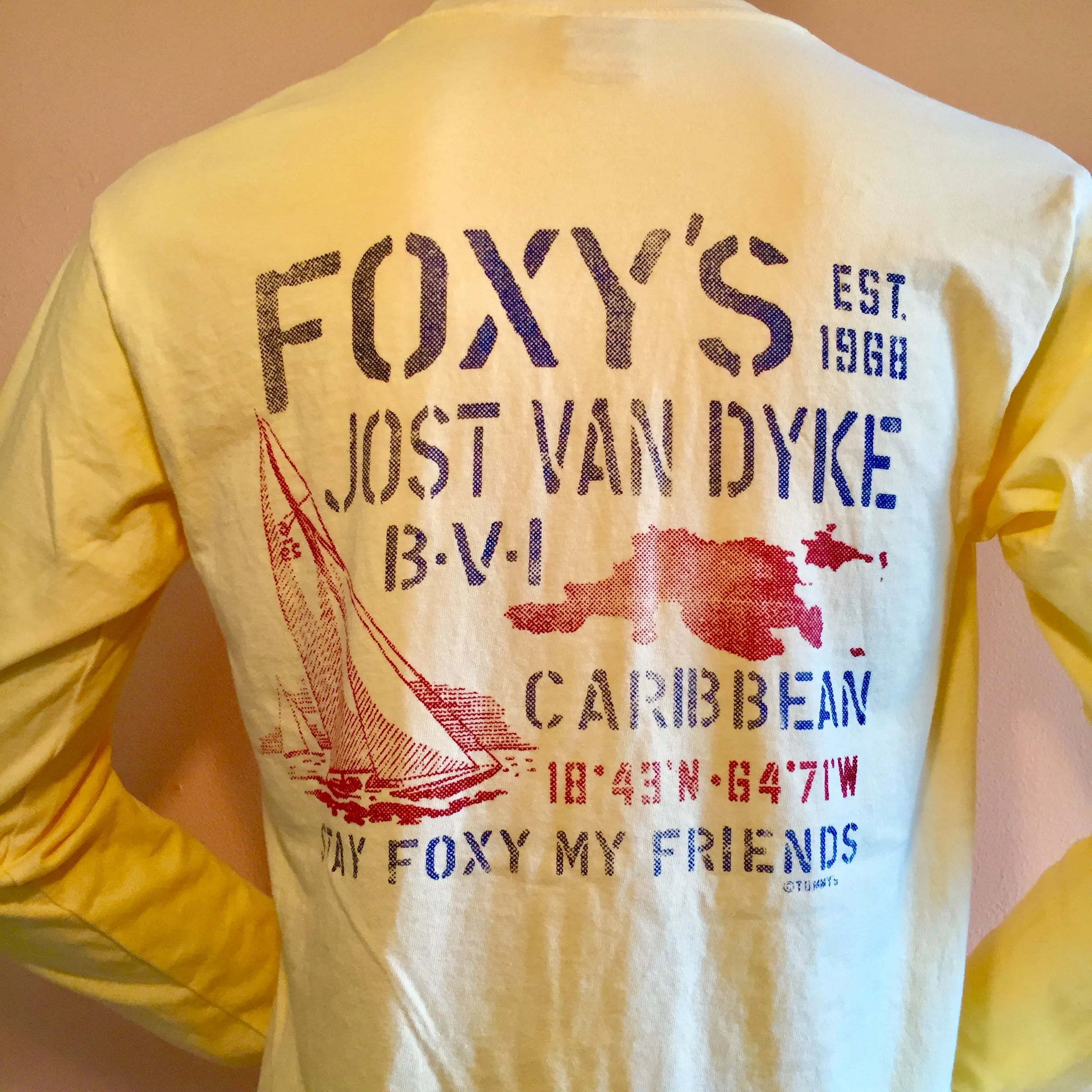 Foxy's 'Stencil Sail' Long Sleeve Tee
