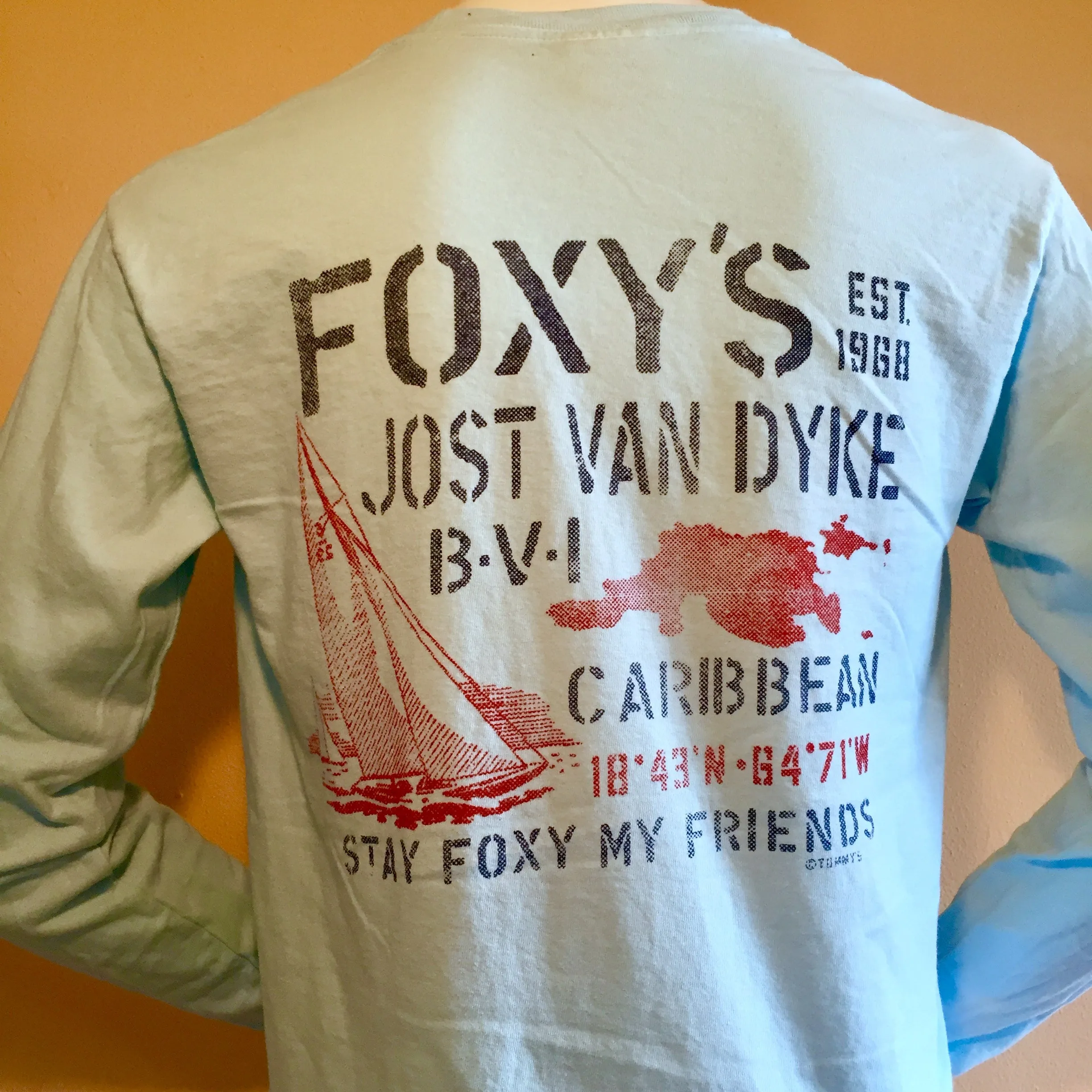 Foxy's 'Stencil Sail' Long Sleeve Tee