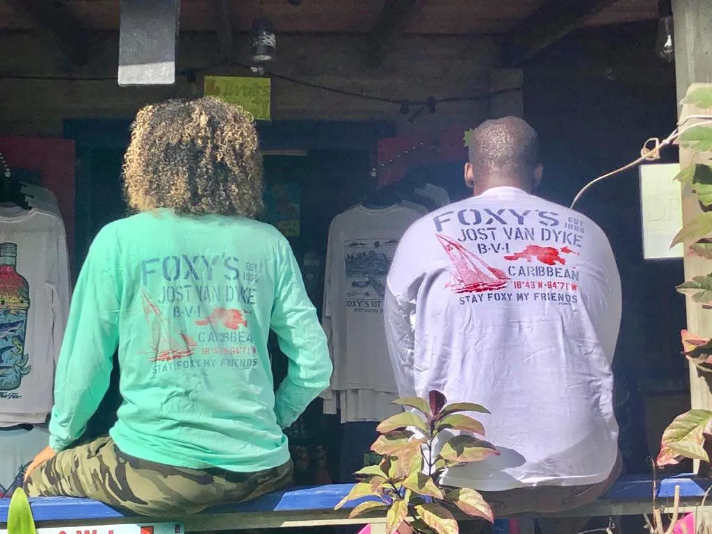 Foxy's 'Stencil Sail' Long Sleeve Tee