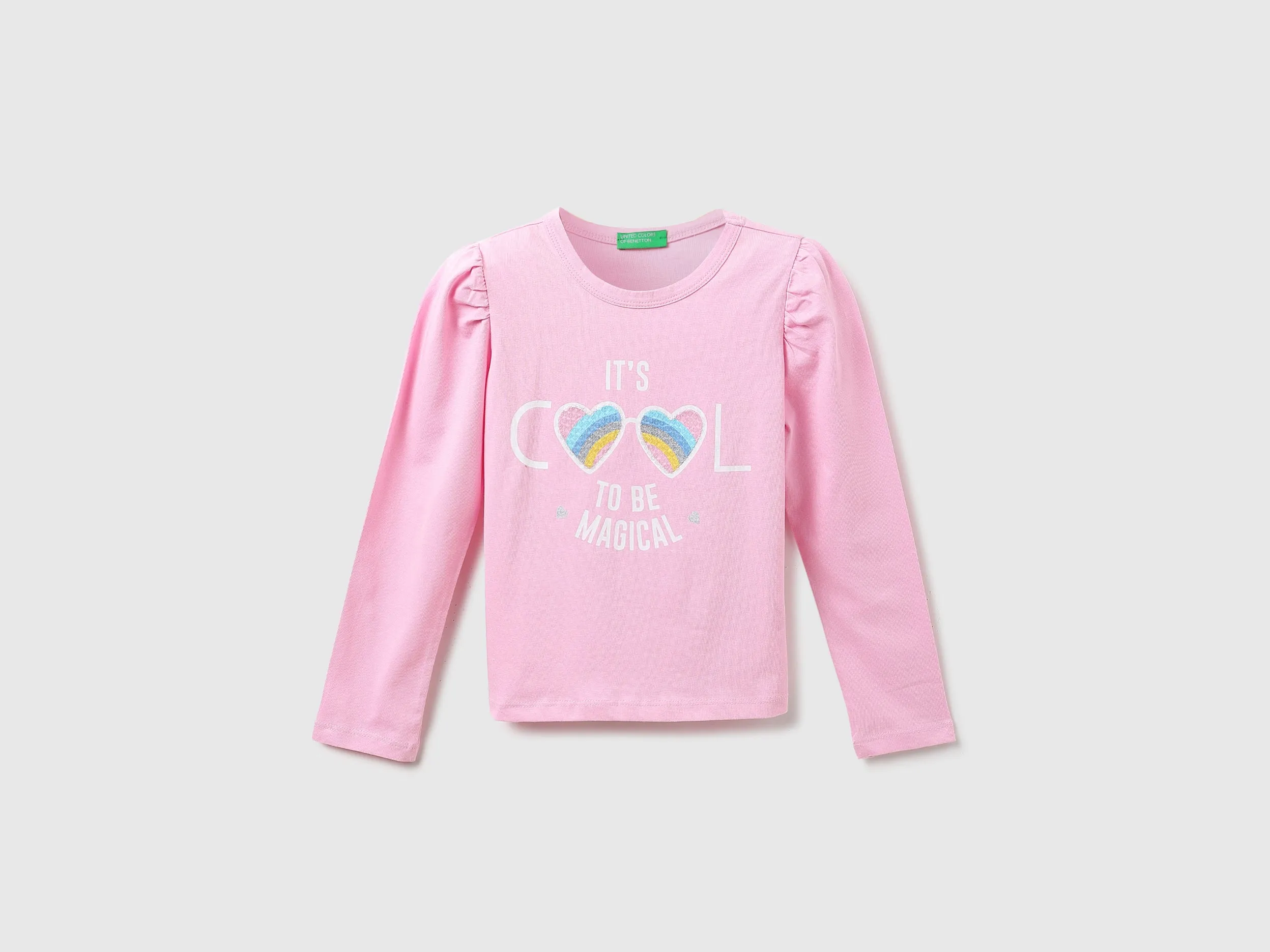 Girls Printed Round Neck T-Shirt