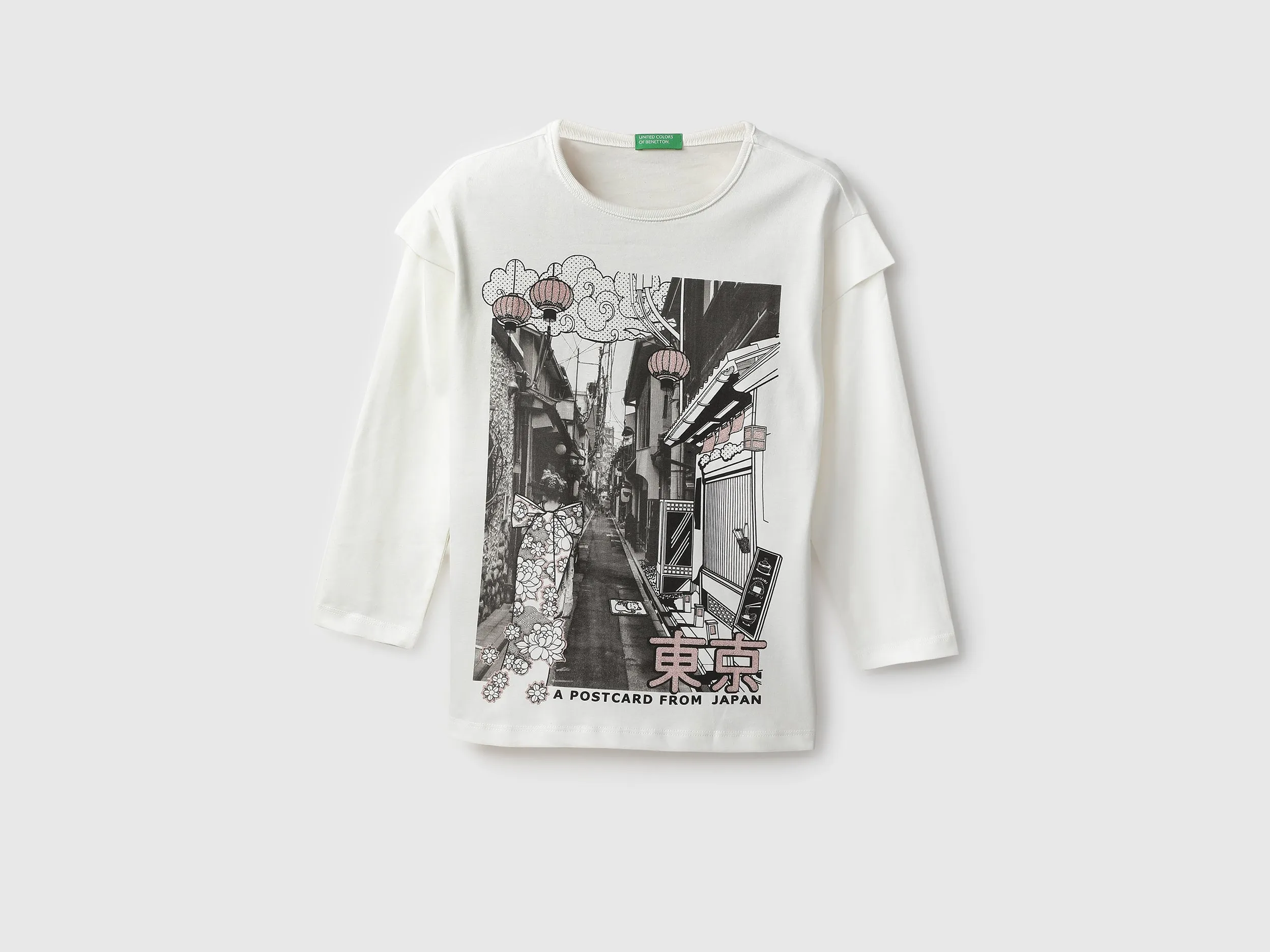 Girls Printed Round Neck T-shirt