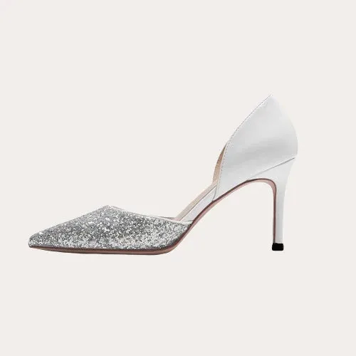 Glitter Women's High Heels Wedding Shoes