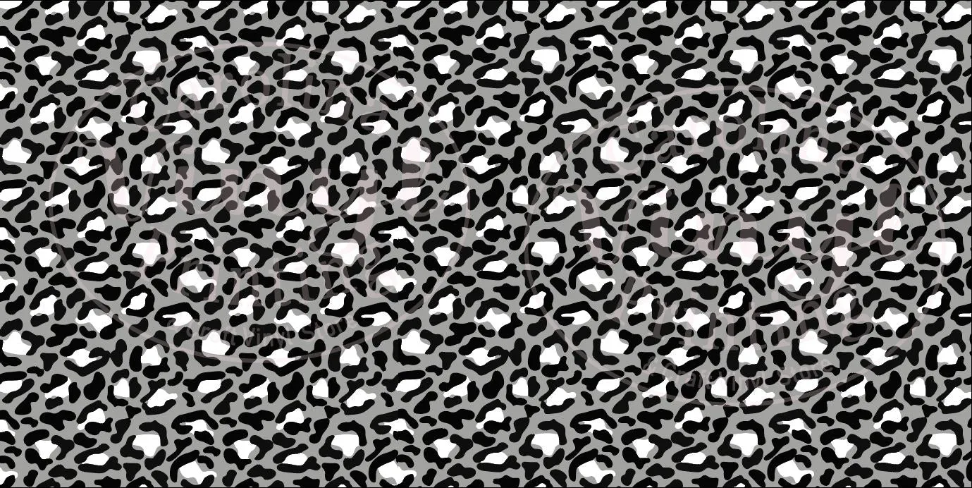 Grey & Black Cheetah/Leopard Vinyl
