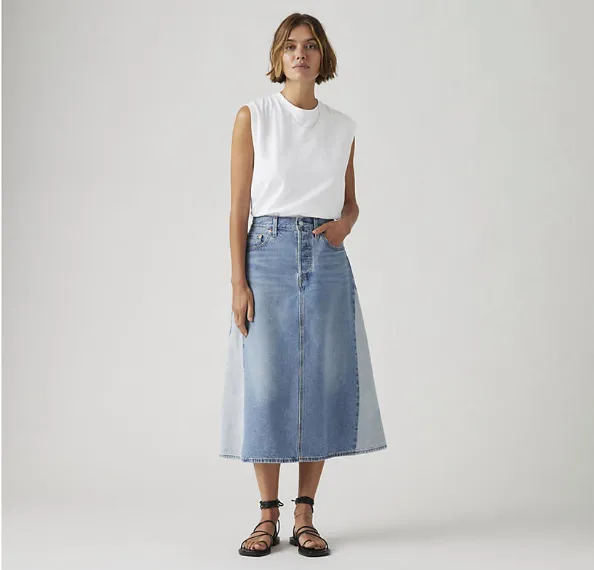 HR A-Line Pieced Skirt