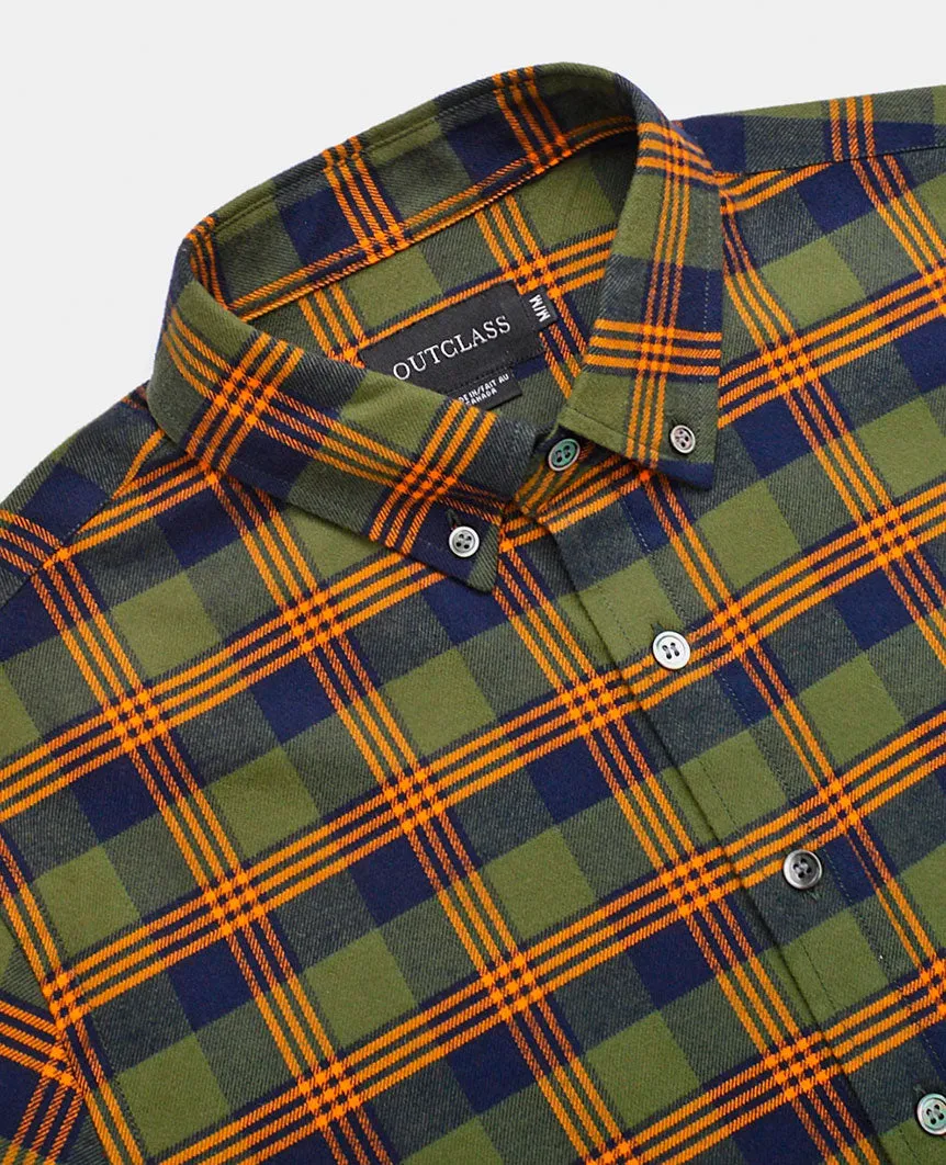Hunter Plaid Flannel Shirt