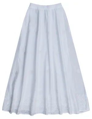 ILA Pure Cotton Hand Embroidered Skirt