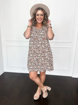 In the Wild Balloon Sleeve Dress
