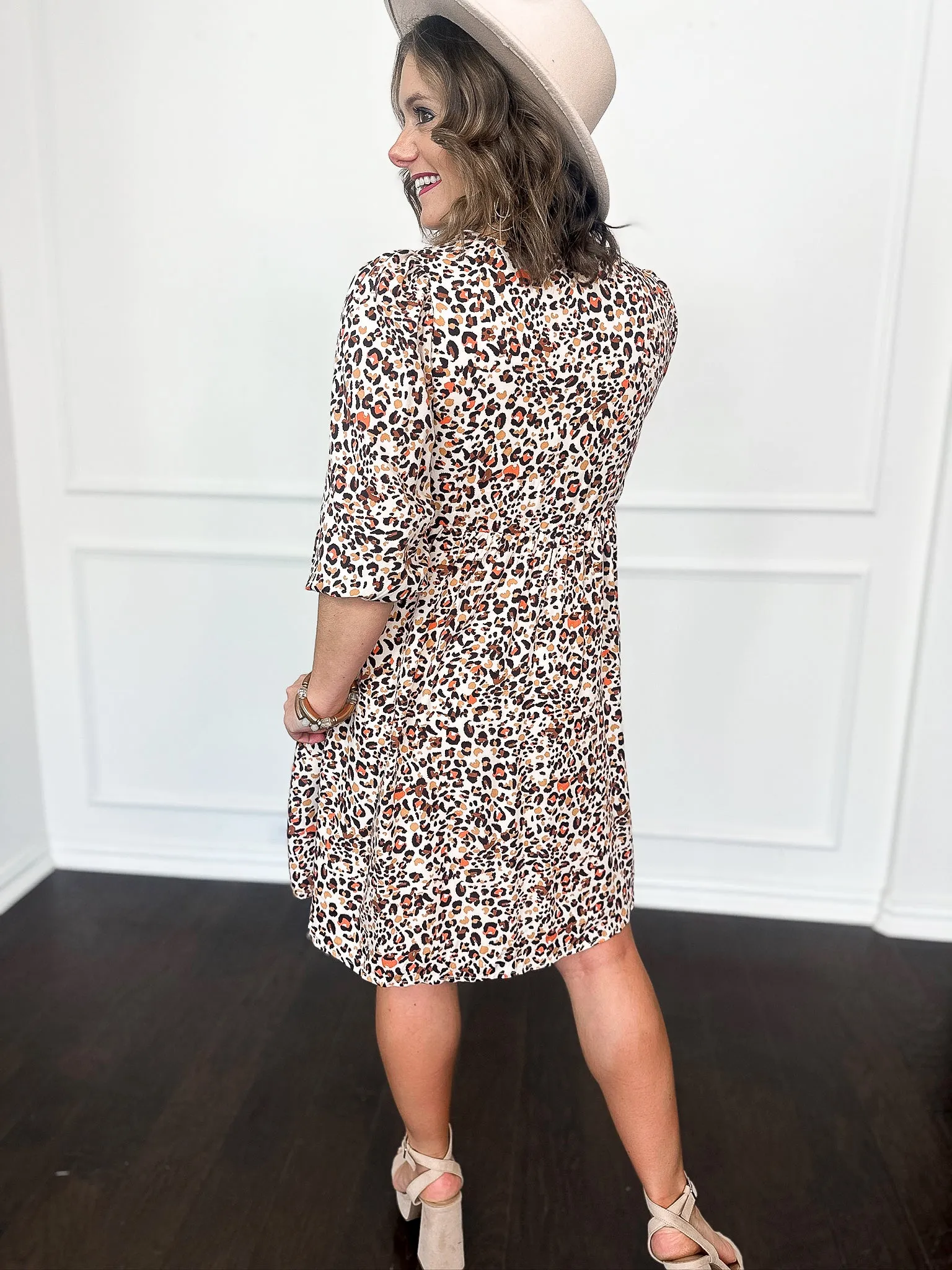 In the Wild Balloon Sleeve Dress