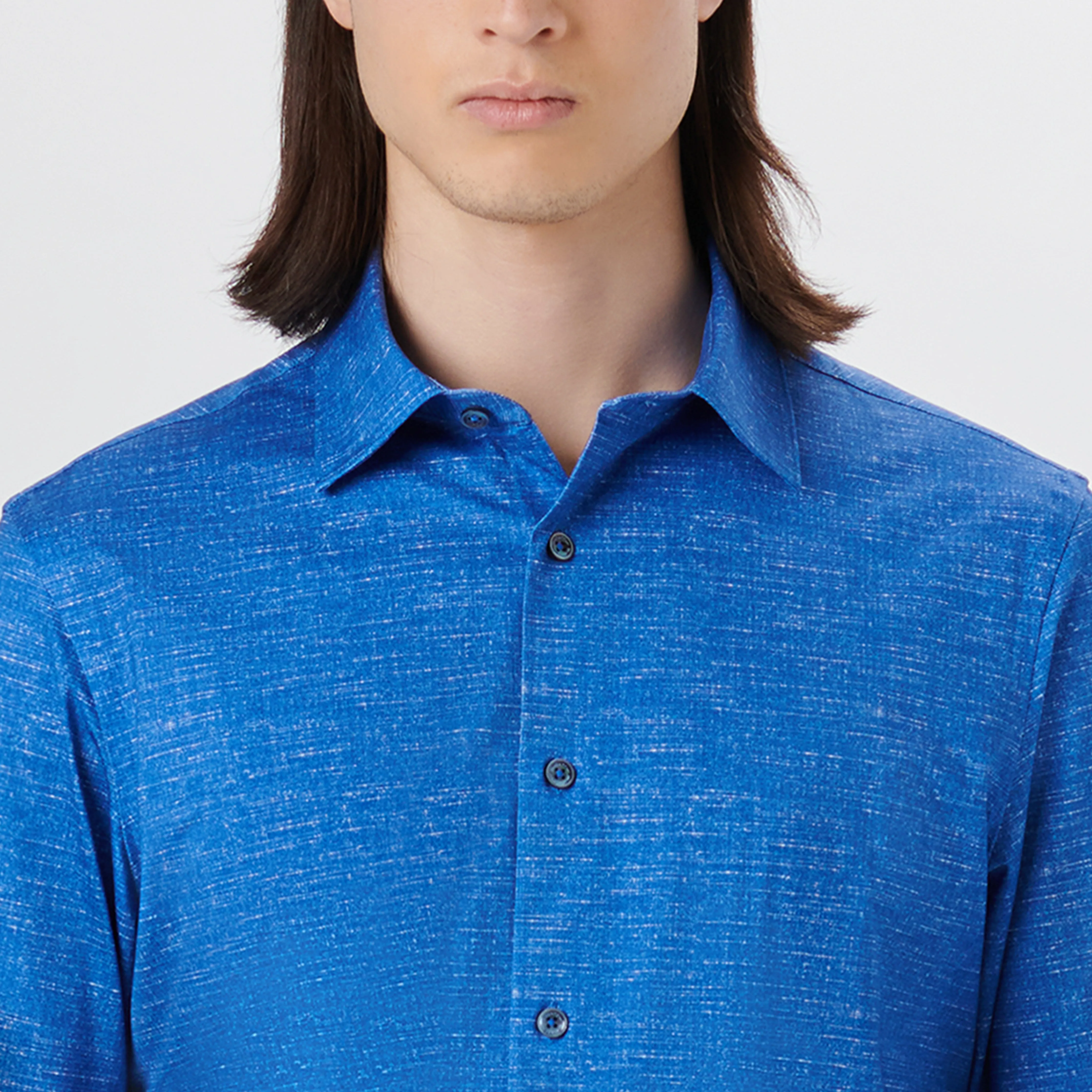 JAMES Chambray Print OoohCotton Shirt