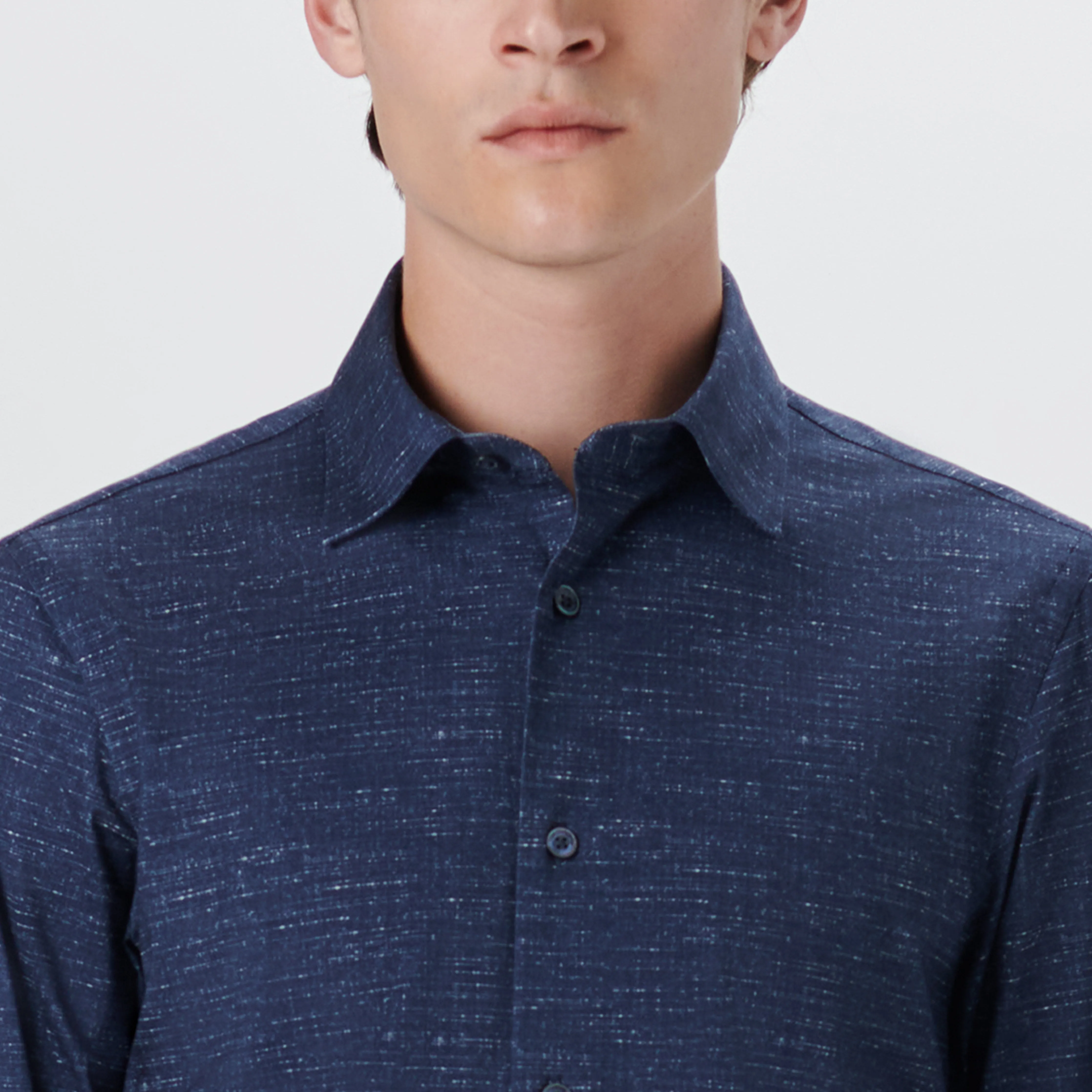 JAMES Chambray Print OoohCotton Shirt
