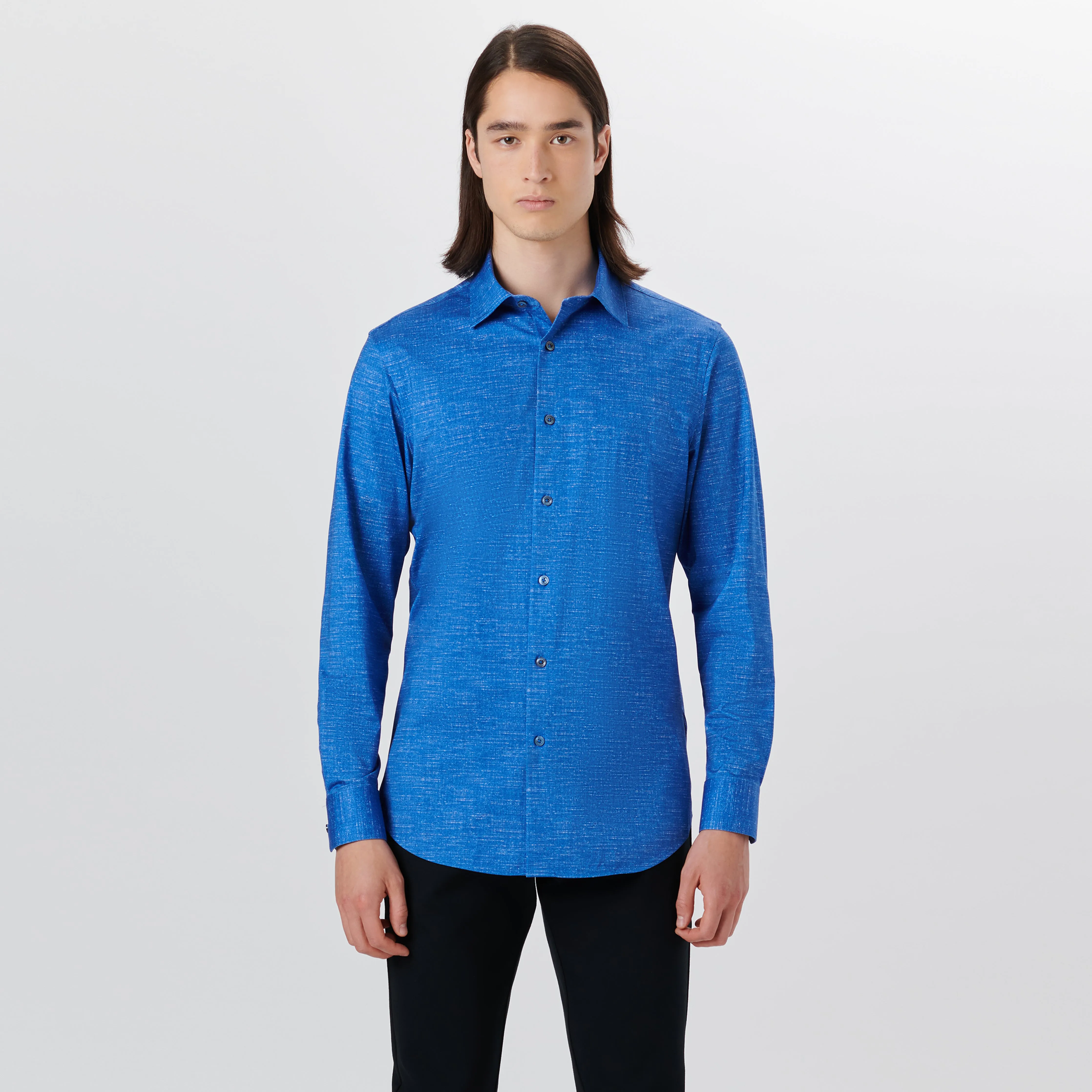 JAMES Chambray Print OoohCotton Shirt