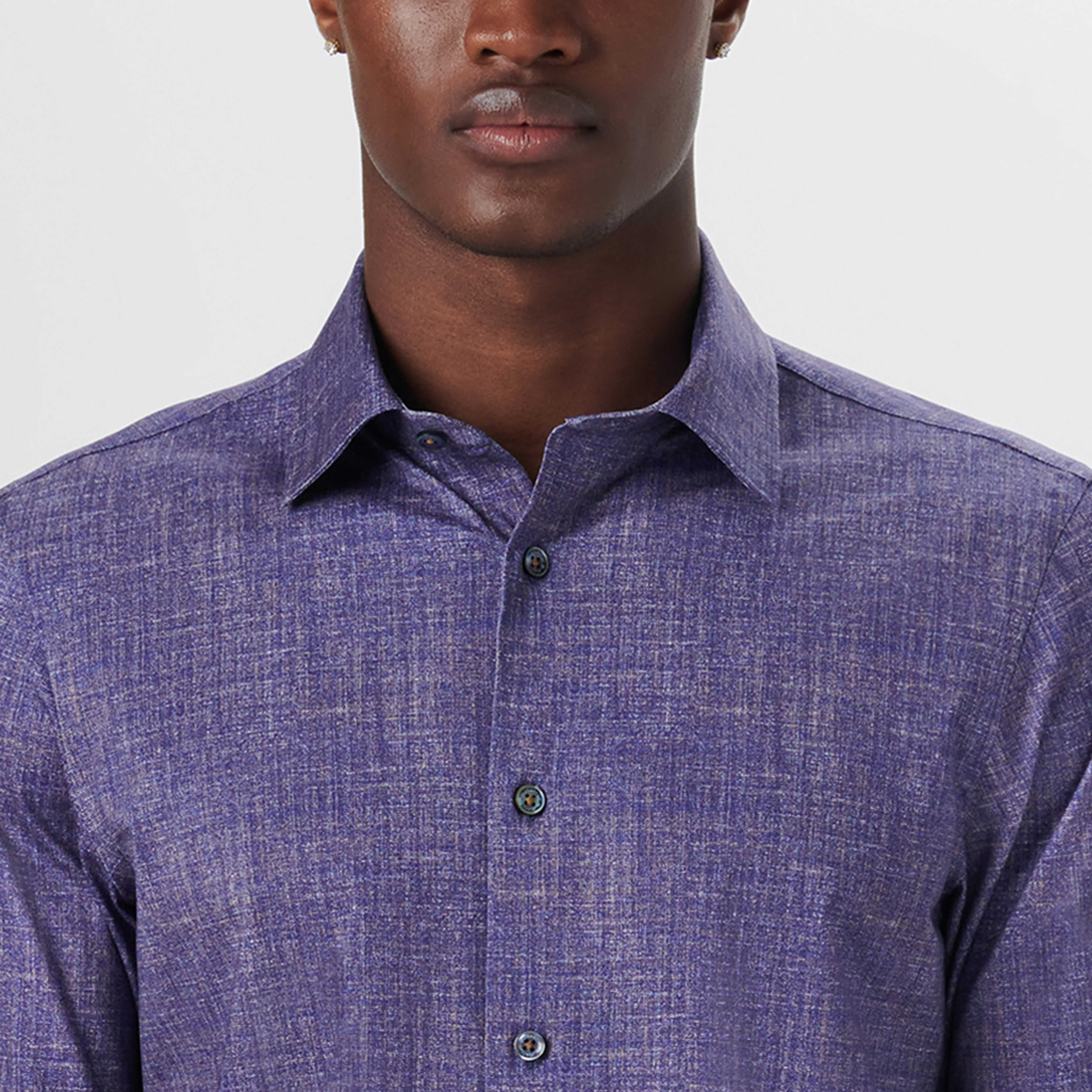 JAMES Chambray Print OoohCotton Shirt