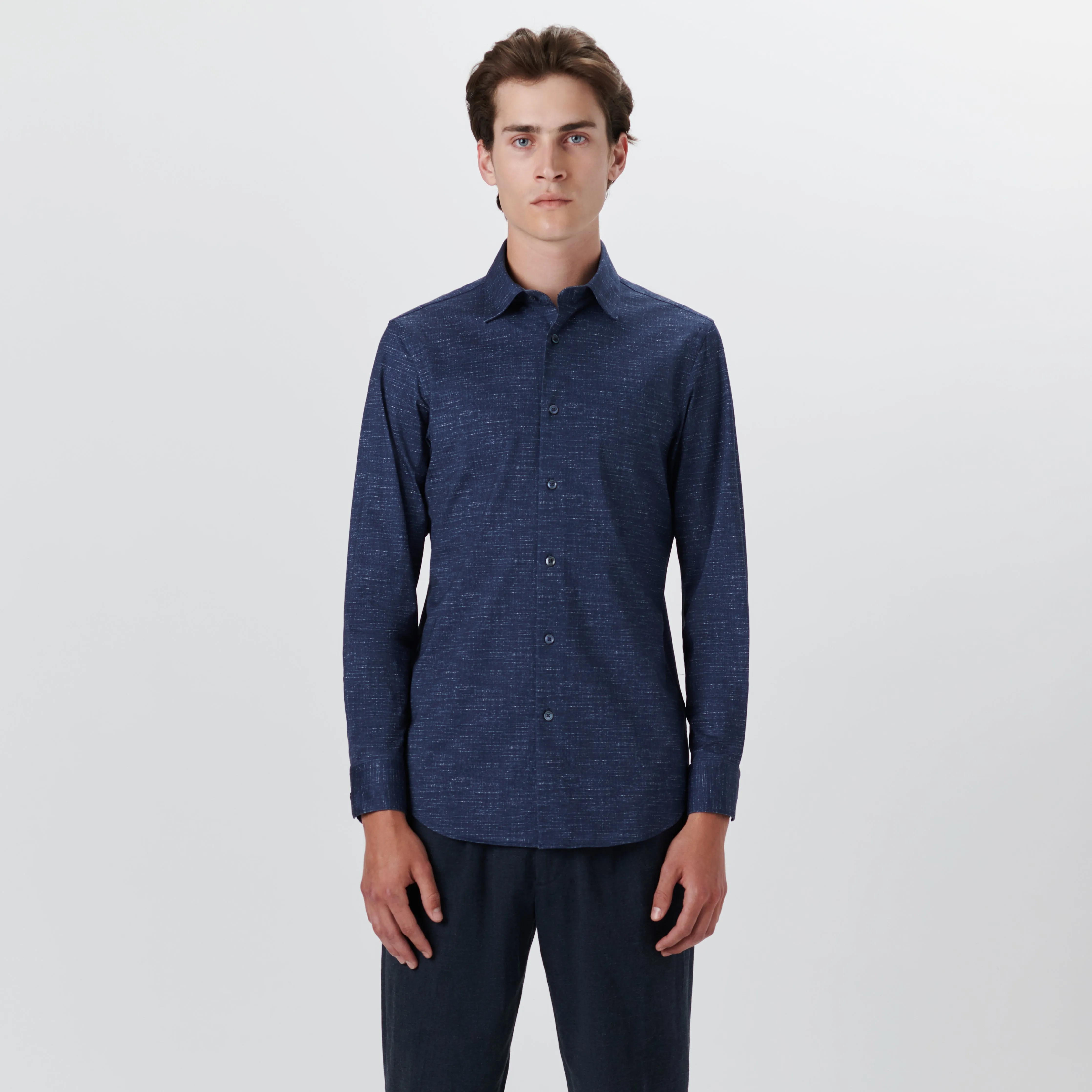 JAMES Chambray Print OoohCotton Shirt