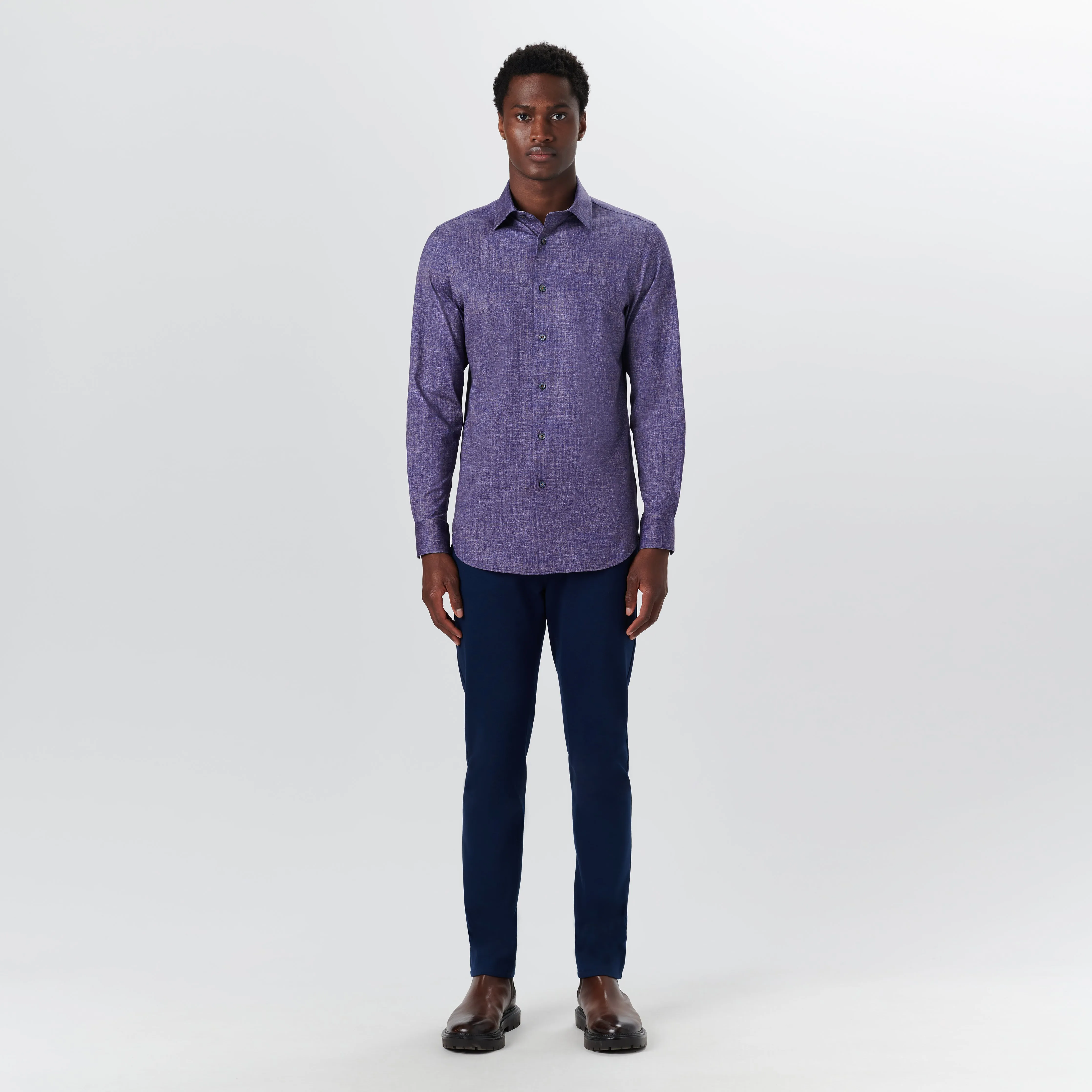 JAMES Chambray Print OoohCotton Shirt