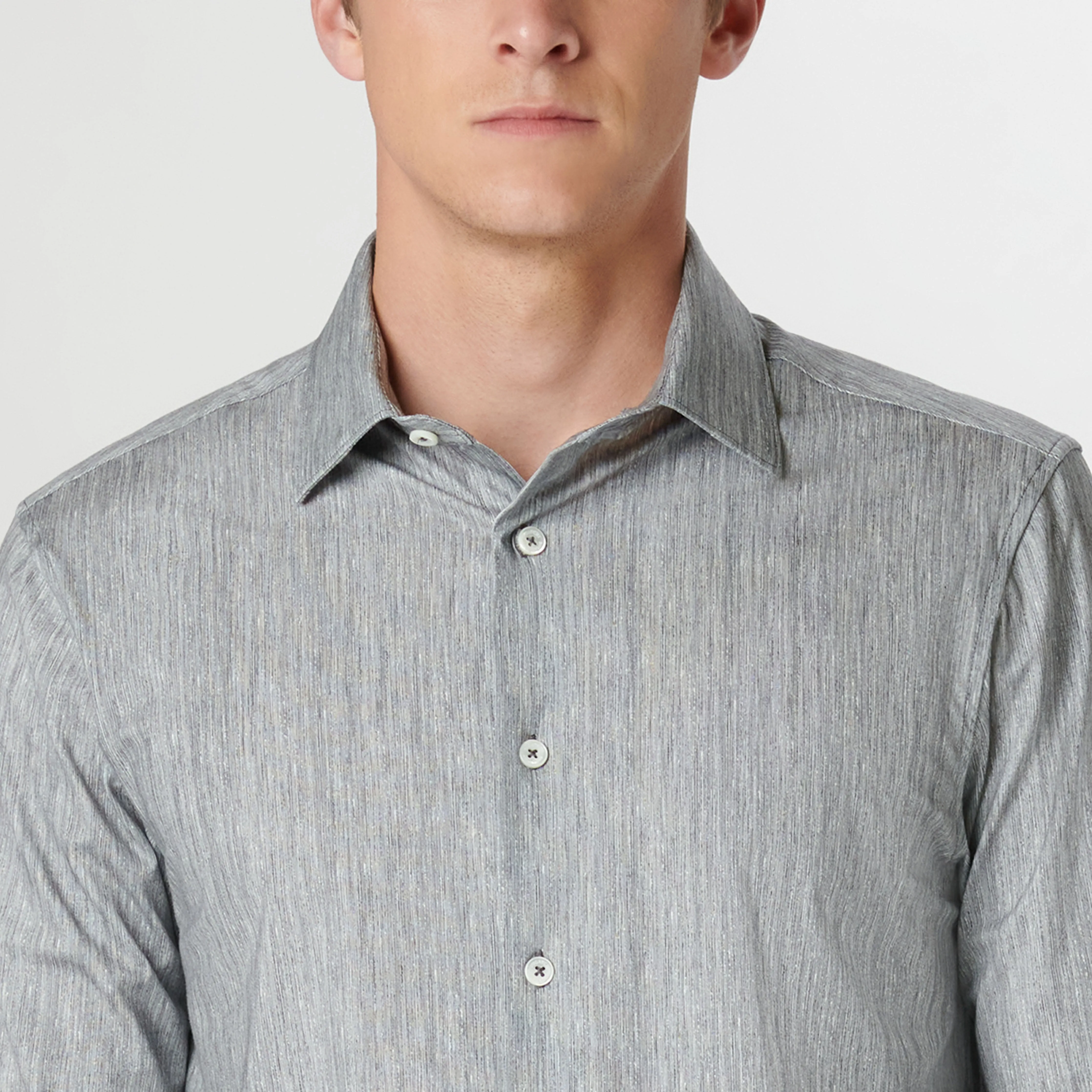 James Chambray Print OoohCotton Shirt