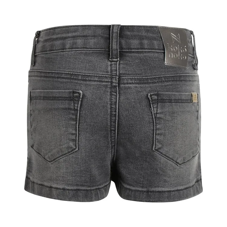 Jean Skort in Grey
