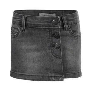 Jean Skort in Grey