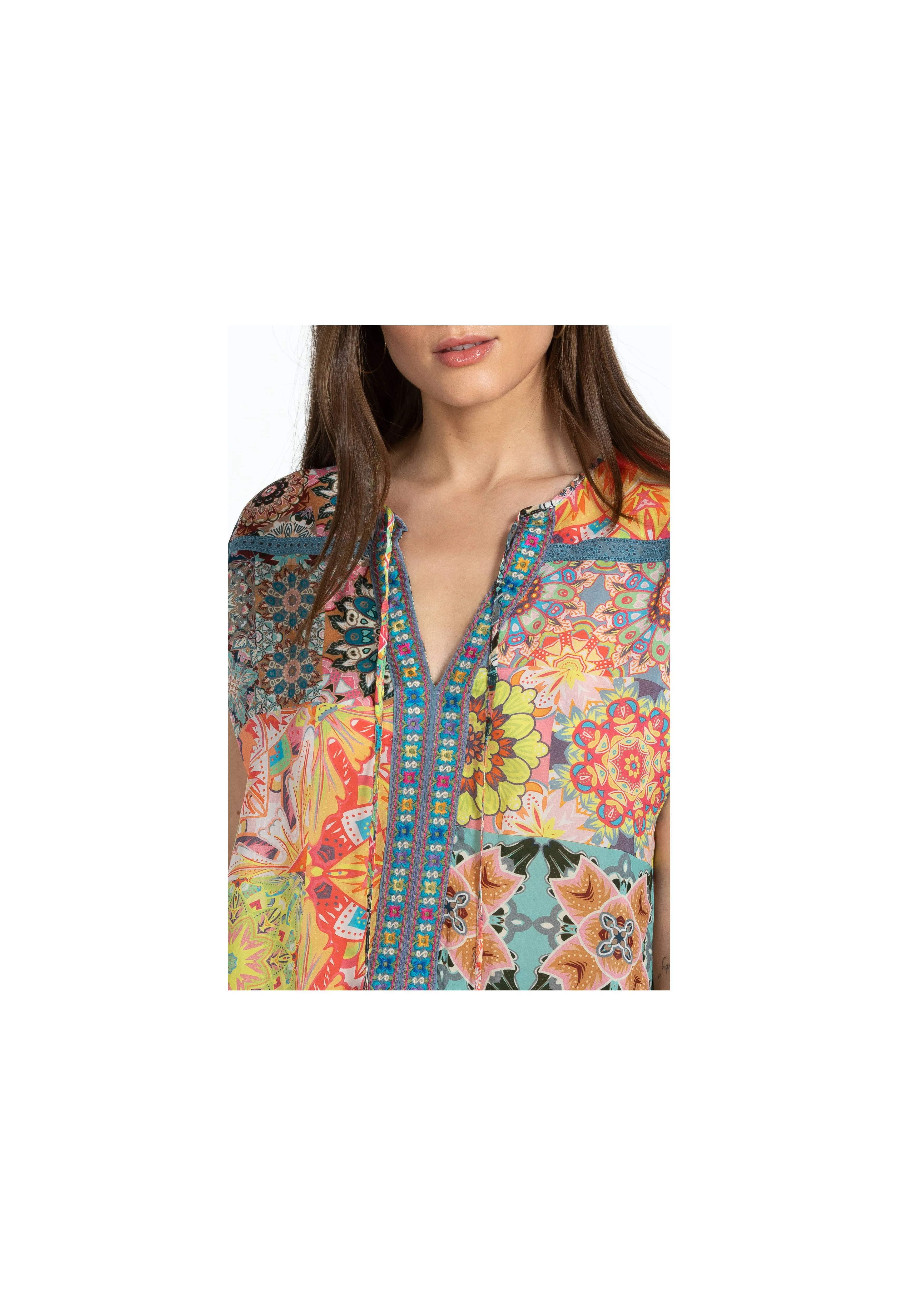 Johnny Was Kalaida Paise Blouse