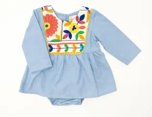 Joya Baby Dress - chambray